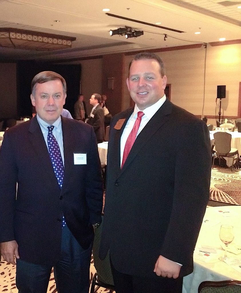 Jeff Dial with Arizona State University President Michael Crow